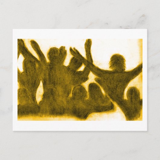 Freuen Sie sich auf Postkarte (Vorderseite)