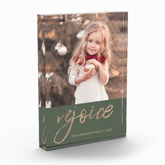 Freuen Sie sich auf rustikale Weihnachtsbilder und Fotoblock (Links)