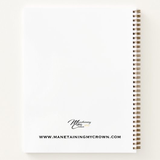 "Freuen Sie sich auf sich selbst" Pink individuell Notizblock (Rückseite)