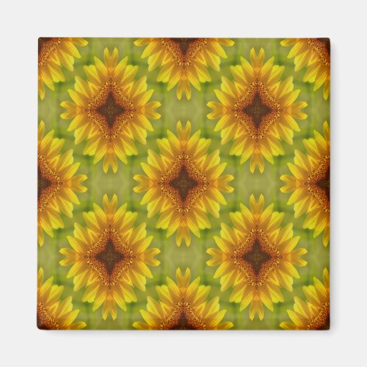 Freuen Sie sich auf Sonnenblumen... Magnet (Vorne)