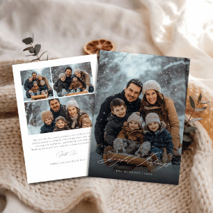 Freuen Sie sich auf Tickets für das Winter Foto We Feiertagskarte