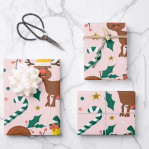 Freuen Sie sich auf Urlaub mit unserem festlichen  Geschenkpapier Set