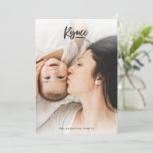 Freuen Sie sich auf Weihnachten Foto (Stehend Vorderseite)