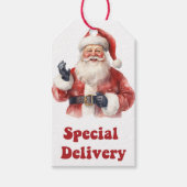 Freuen Sie sich auf Weihnachten Geschenkanhänger (Vorderseite)