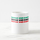 FREUEN SIE SICH AUF WEIHNACHTEN UND FREUEN SIE SIC KAFFEETASSE (Mittel)