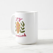 Freuen Sie sich auf Weihnachtsschmuck Kaffeetasse (Vorderseite Links)