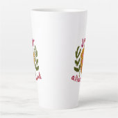 Freuen Sie sich auf Weihnachtsschmuck Milchtasse (Vorderseite)