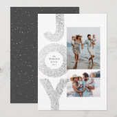 Freuen Sie sich auf zwei Foto Weihnachten Imitate  (Vorne/Hinten)