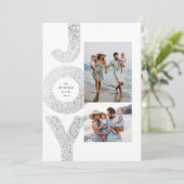 Freuen Sie sich auf zwei Foto Weihnachten Imitate  (Stehend Vorderseite)