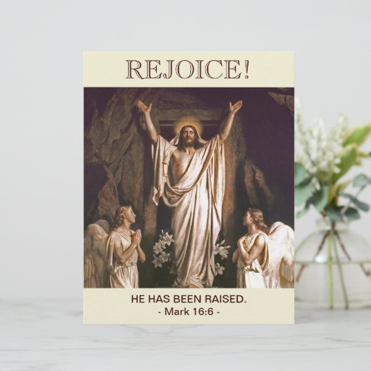 Freuen Sie sich. Custom Oaster Church Bulletin (Stehend Vorderseite)