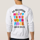 FREUEN SIE SICH, IHREN Individuelle Name DES GESIC Sweatshirt (Rückseite)