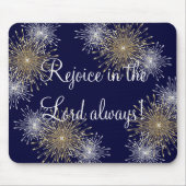 Freuen Sie sich im Lord immer! Mousepad (Vorne)