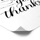 Freuen Sie sich immer. Bete ohne aufzuhören! Koste Poster (Ecke)