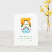 FREUEN SIE SICH JAHRESZEITPUNKT/"IMMER NOCH IHRE A KARTE (Gelbe Blume)