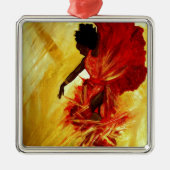 Freuen Sie sich Silbernes Ornament (Vorne)