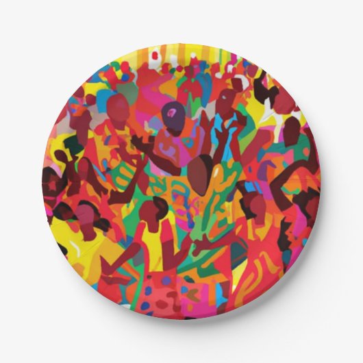 Freuen und fühlen Sie den Heiligen Geist Pappteller (Vorderseite)