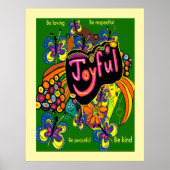 Freuen Whimsy: Eine Feier der Positivität Poster (Vorne)