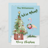 Freuen wir uns über den Flamingo Weihnachtsbaum Ankündigung (Vorne/Hinten)