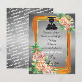 Freund Abschluss Karte