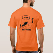 Freund/bester Freund-Shirt T-Shirt (Rückseite)