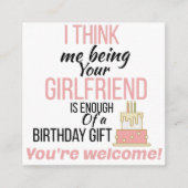 Freund Birthday Begleitkarte (Vorderseite)