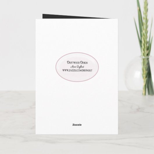 Freund Danke an Ladybugs Karte (Rückseite)