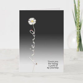 Freund Danke an Ladybugs Karte