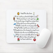Freund-dann jetzt für immer Gedicht auf Mousepad (Mit Mouse)