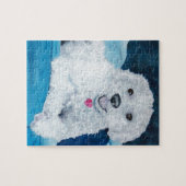 Freund das Bichon Frise Puzzle (Horizontal)