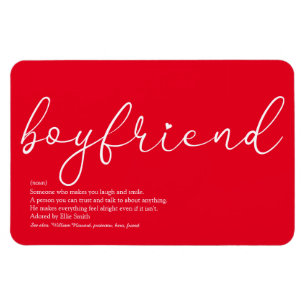 Freund-Definitions-Script Liebe Herz Rot Magnet