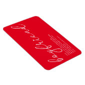 Freund-Definitions-Script Liebe Herz Rot Magnet (Rechte Seite)