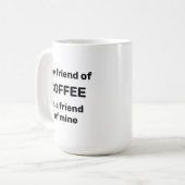 Freund der Kaffee-Tasse Kaffeetasse (Vorderseite Links)