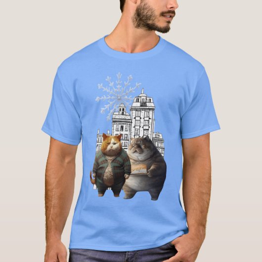 Freund der Katze T-Shirt (Vorderseite)
