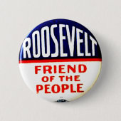 Freund der Leute - Knopf Button (Vorderseite)