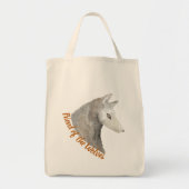 Freund der Wolfen Wasserfarbe Holzwolf Tragetasche (Vorne)