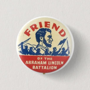 Freund des Abraham Lincoln-Bataillons Button