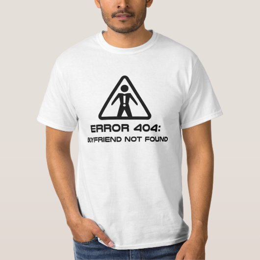 Freund des Fehler-404 nicht gefunden T-Shirt (Vorderseite)