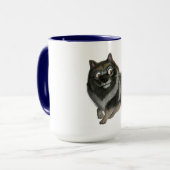 Freund des Keeshond A mögen nicht anderen! Tasse (Vorderseite Links)