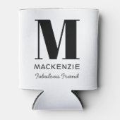 Freund des Monogrammnamens Bride Dosenkühler (Vorderseite)