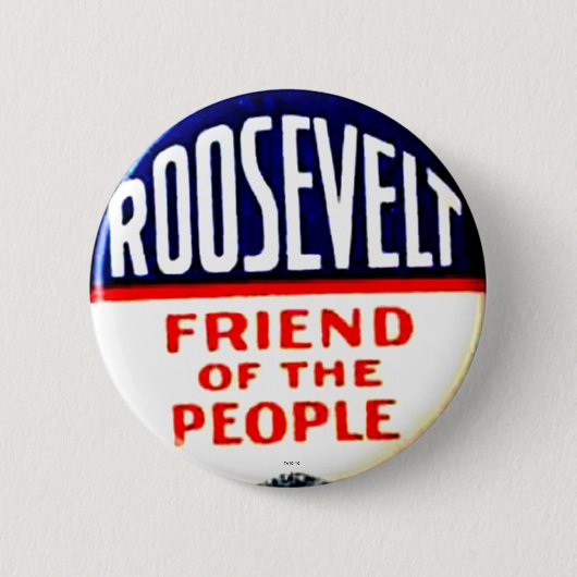 Freund des Volkes - Knopf Button (Vorderseite)