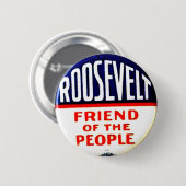Freund des Volkes - Knopf Button (Vorne & Hinten)