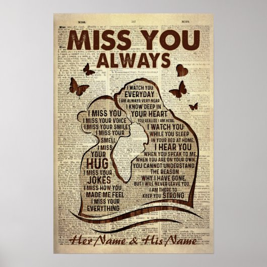 Freund/Ehemann im Himmel Vermisst Poster (Vorne)