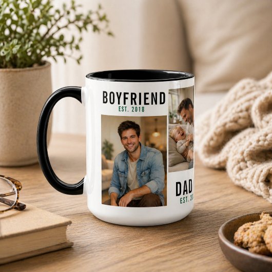 Freund Ehemann Vater Tasse | Personalisierter Vate