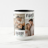 Freund Ehemann Vater Tasse | Personalisierter Vate (Zentrum)
