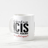 Freund ein NCIS Agent 1 Kaffeetasse (Vorderseite Links)