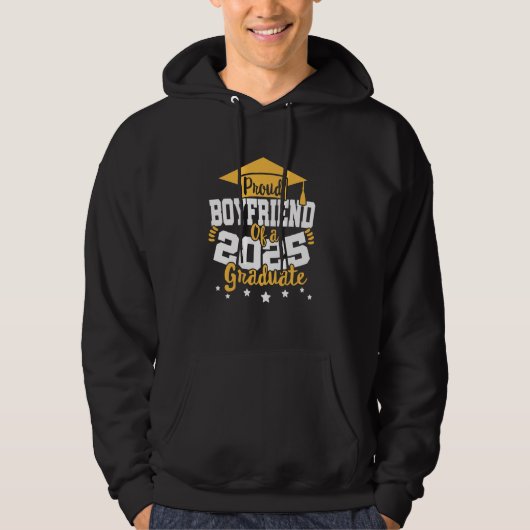 Freund eines Absolventen-Studiums 2025 Hoodie (Vorderseite)