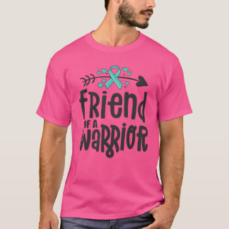 Freund eines Kriegers, der das Ovarialkarzinom unt T-Shirt