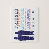 Freund-Freundschafts-beste Freunde Puzzle (Vertikal)