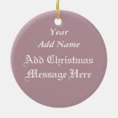 Freund-für immer Engels-Weihnachtsverzierung Keramik Ornament (Hinten)