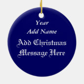 Freund-für immer Herz-Weihnachtsverzierung Keramik Ornament (Hinten)